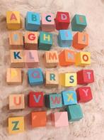 Houten blokken letters 30 delig, Kinderen en Baby's, Overige typen, Ophalen of Verzenden, Zo goed als nieuw