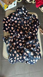 Onesie maat s/m donkerblauw met roze hartjes, Kleding | Dames, Ophalen of Verzenden, Zo goed als nieuw, Maat 36 (S)