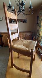 6 chaises en chêne, Ophalen, Gebruikt, Rustique, 4 tot 6 stoelen