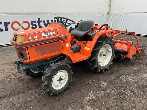 Kubota Bulltra B1-15 Minitractor Met Grondfrees, Zakelijke goederen, Machines en Bouw | Tuin, Park en Bosbouw, Overige typen