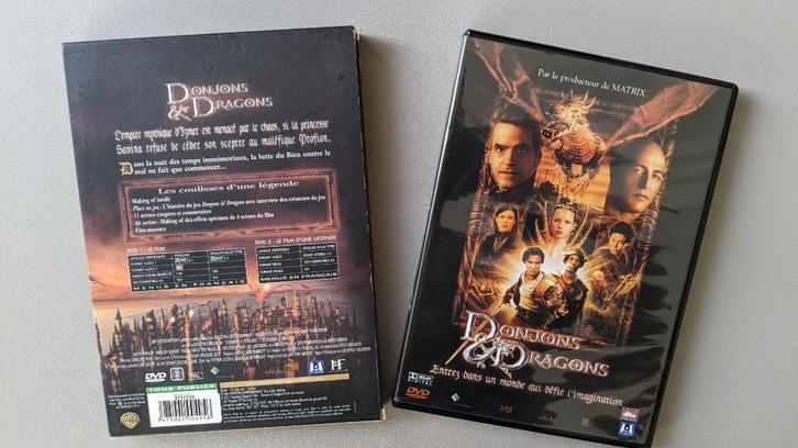 Collection DVD Donjons et Dragons 1, 2 & 3 (à donner), Cd's en Dvd's, Dvd's | Science Fiction en Fantasy, Zo goed als nieuw, Fantasy