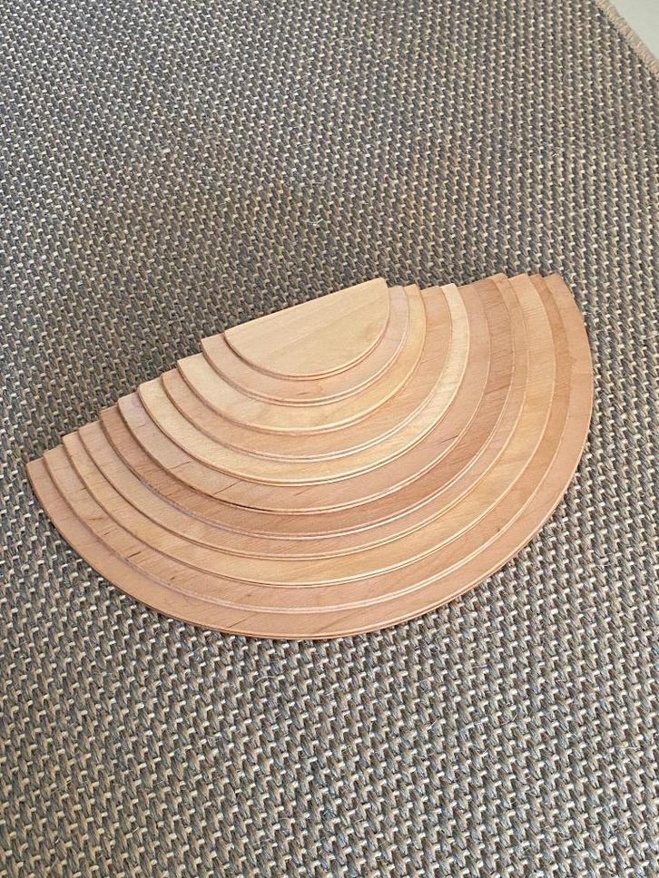 Grimm's Natural Semi Circles, Kinderen en Baby's, Speelgoed | Houten speelgoed, Zo goed als nieuw, Overige typen, Ophalen