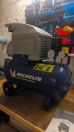 Compressor Miichellin 24L, Doe-het-zelf en Bouw, Compressors, 6 tot 10 bar, Ophalen of Verzenden, Zo goed als nieuw, Minder dan 200 liter/min