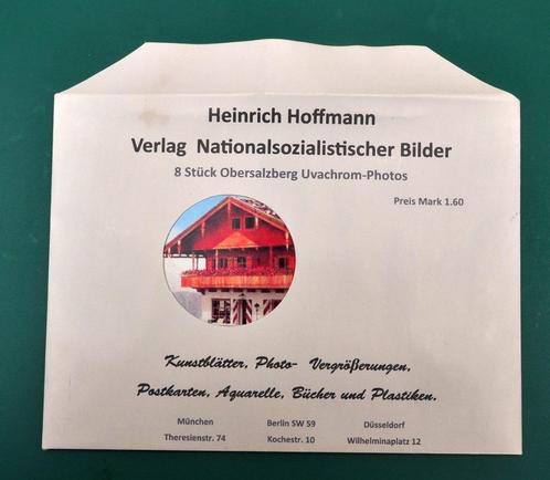 Maisons sur l'Obersalzberg 1942, 8 photos et cartes postale, Collections, Objets militaires | Seconde Guerre mondiale, Autres