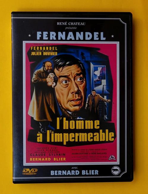 DVD du film L'homme à l'imperméable - Fernandel  V, CD & DVD, DVD | Classiques, Comme neuf, Thrillers et Policier, 1940 à 1960