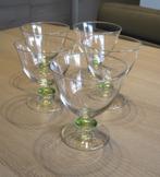 5 Tiffany Cristal Glass glazen - als nieuw, Autres types, Enlèvement, Neuf