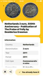 Pièce Erasmus de 2€, Timbres & Monnaies, Monnaies | Europe | Monnaies euro, 2 euros, Enlèvement, Monnaie en vrac, Autres pays