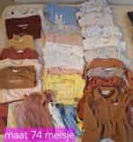 Set kinderkleren maat 74 meisje, Kinderen en Baby's, Babykleding | Maat 74, Ophalen, Zo goed als nieuw, Meisje, Shirtje of Longsleeve