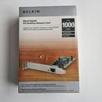Belkin Wired Gigabit PCI Desktop Network Card ' Nieuw', Computers en Software, Netwerkkaarten, Ophalen of Verzenden, Nieuw, Intern