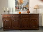 Eetkamer set massief hout, tafel, dressoir en buffetkast., Huis en Inrichting, Ophalen, Zo goed als nieuw