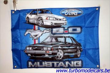 Vlag Ford Mustang 5.0 60 X 90 cm banner