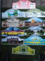 10 VW Oude Rally Schildjes. Kever Cabriolet club België, Verzamelen, Ophalen, Zo goed als nieuw, Auto's