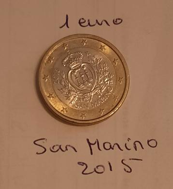 1 euro munt San Marino 2015