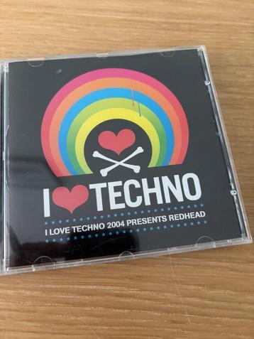 CD - I love techno - 2004 présente Redhead, Enlèvement ou Envoi, Comme neuf, Techno ou Trance
