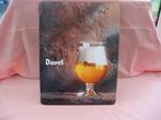 Pancarte Duvel sur fond marron métallisé clair..., Enlèvement ou Envoi, Utilisé, Panneau publicitaire