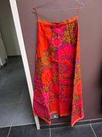 vintage lange feestrok, Maat 38/40 (M), Galajurk, Oranje, Ophalen of Verzenden