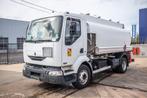 Renault MIDLUM 220DCI+CITERNE 11000L/4COMP, Autos, Camions, Vitres électriques, Propulsion arrière, Achat, Blanc