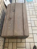 Antieke houten opbergkist, Ophalen