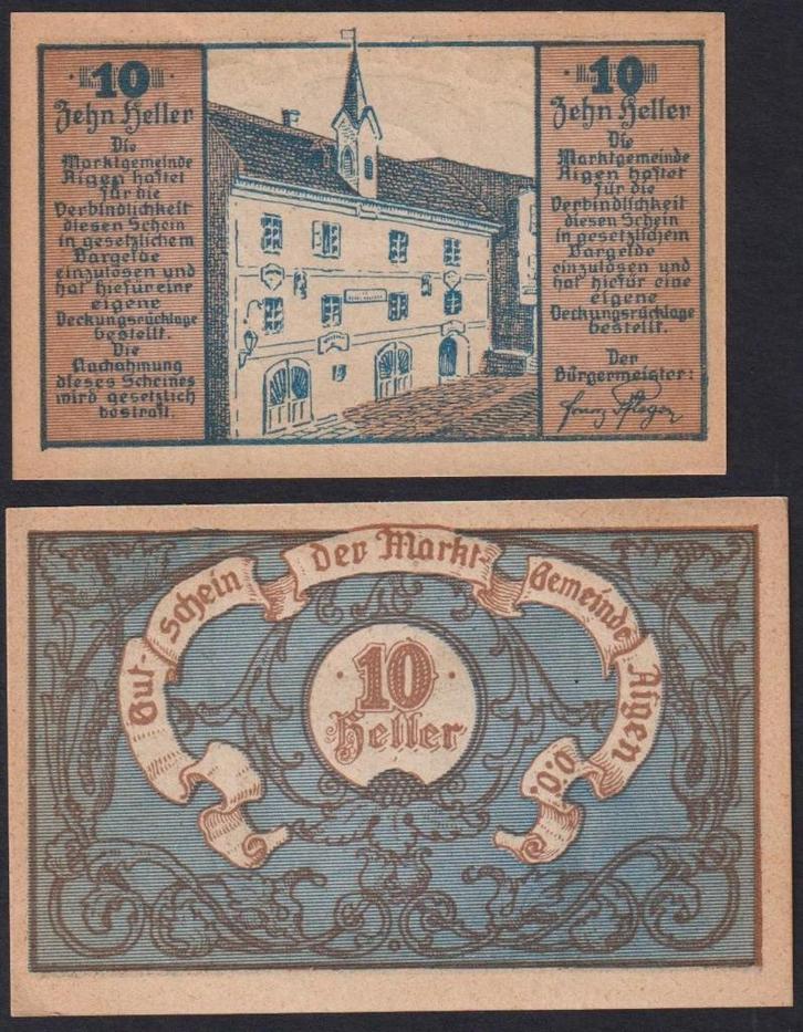 Noodgeld Oostenrijk, Postzegels en Munten, Munten en Bankbiljetten | Verzamelingen, Bankbiljetten, Verzenden