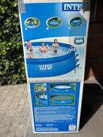 Intex Easy Set zwembad 457 x 107 cm, Opblaaszwembad, 400 cm of meer, Rond, Gebruikt