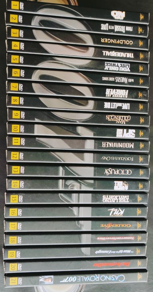 James Bond 007 DVD Collectie, Cd's en Dvd's, Dvd's | Klassiekers, Nieuw in verpakking, Actie en Avontuur, Alle leeftijden, Ophalen of Verzenden