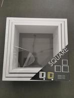 3 vierkante schappen, Ophalen, Nieuw