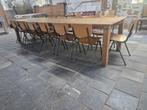 14 persoons boeren eethoek tafel 360cm lang, Ophalen of Verzenden, Gebruikt