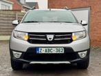 Dacia Sandero Stepway 0.9 TCe Navigatie 49000 km, Auto's, Dacia, Zwart, Cruise Control, Bedrijf, 5 deurs