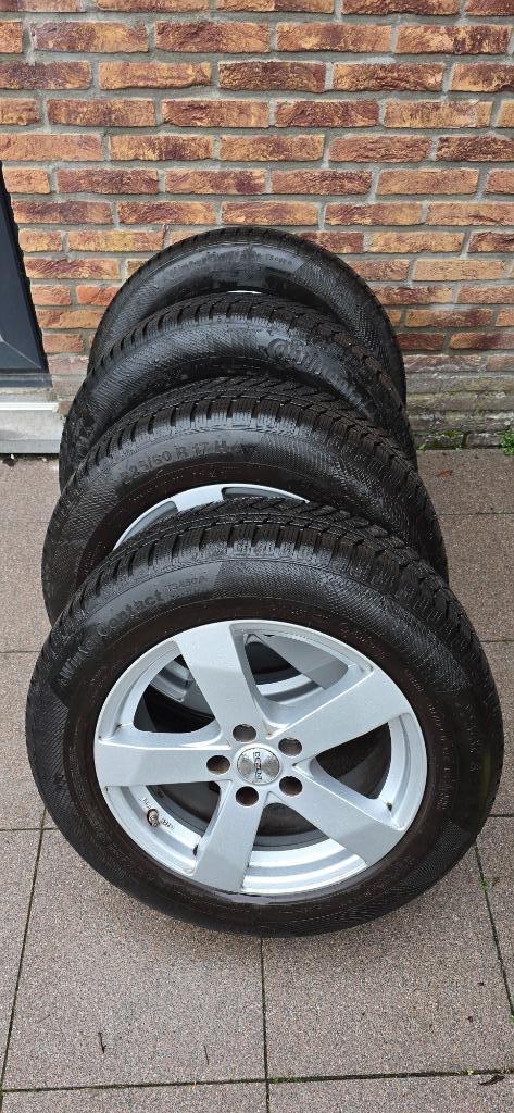 Winterbanden op velgen, Auto-onderdelen, Banden en Velgen, Banden en Velgen, Winterbanden, 17 inch, 225 mm, Personenwagen, Ophalen