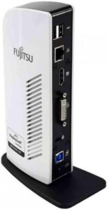 Station d'accueil à double écran Fujitsu DisplayPort et DVI, Enlèvement ou Envoi, Utilisé, Station d'accueil, Portable
