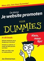 De kleine je website promoten voor dummies Jan Zimmerman, Ophalen of Verzenden, Zo goed als nieuw