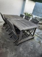 Teak tuinset 6 stoelen, Tuin en Terras, Ophalen, Tuinset