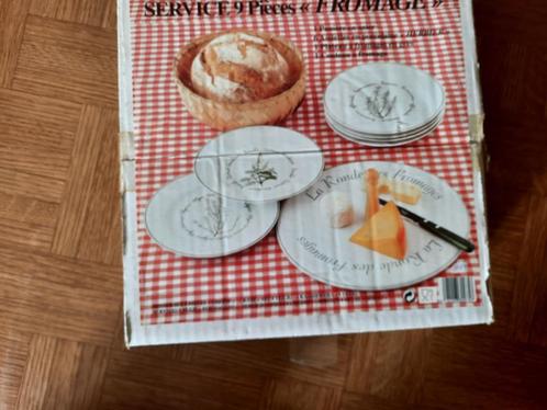 splinternieuw kaas servies, Huis en Inrichting, Keuken | Servies, Nieuw, Bord(en), Ophalen of Verzenden