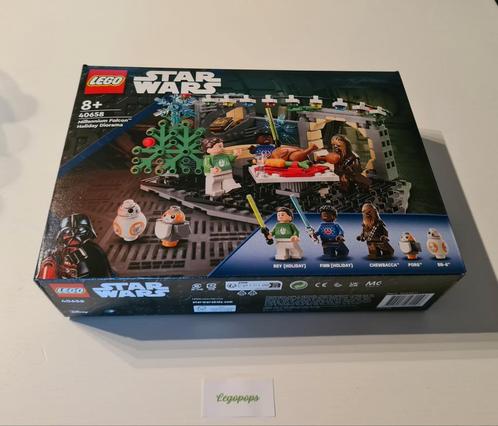 Lego - 40658 - Millenium Falcon Holiday Diorama - NIEUW, Verzamelen, Star Wars, Ophalen of Verzenden