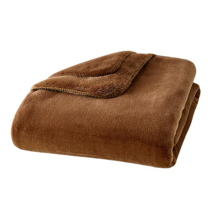 Plaids Cocooning Monochrome Burro fleece plaid NIEUW, Huis en Inrichting, Woonaccessoires | Plaids en Woondekens, Nieuw, Verzenden