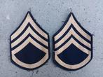 Us ww2 SERGEANT STRIPES, Ophalen of Verzenden
