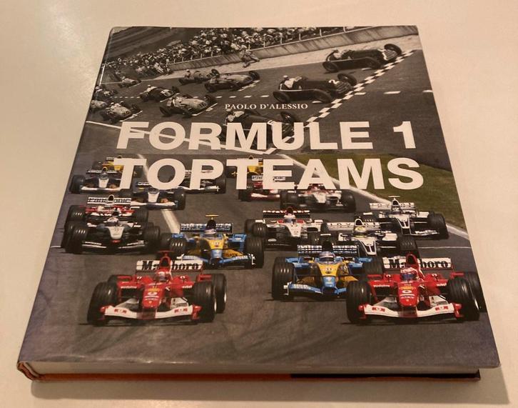 Formule 1 Topteams boek, Verzamelen, Automerken, Motoren en Formule 1, Zo goed als nieuw, Formule 1, Verzenden