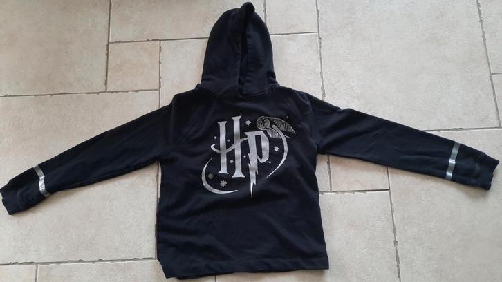 Harry Potter hoodie zwart maat 156, Kinderen en Baby's, Kinderkleding | Maat 158, Zo goed als nieuw, Jongen of Meisje, Shirt of Longsleeve