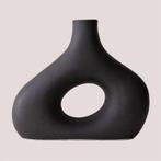 Vase céramique noir mate