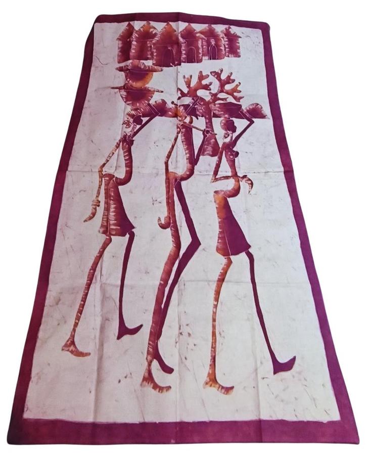 Batik Burkina Faso, Antiek en Kunst, Kunst | Niet-Westerse kunst, Ophalen of Verzenden