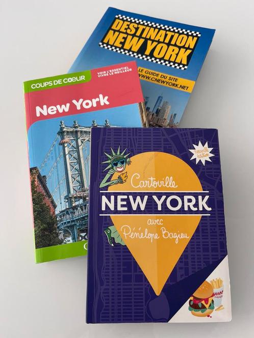 NEW YORK -le lot complet!- LES MEILLEURS GUIDES- 2023!!!, Boeken, Reisgidsen, Nieuw, Reisgids of -boek, Noord-Amerika