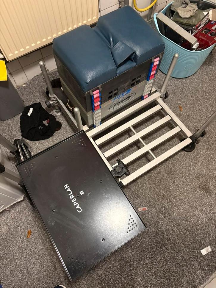 Complete visgerief, Watersport en Boten, Hengelsport | Algemeen, Zo goed als nieuw, Molen, Ophalen