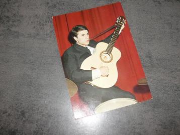 Carte postale ancienne avec photo d'Adamo (années 1960), Enlèvement ou Envoi, 1960 à 1980, Non affranchie, Musique