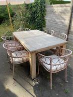 Teak Tuintafel, Tuin en Terras, Tuintafels, Ophalen, Gebruikt, Rechthoekig, Teakhout