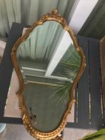 Spiegel Goud verguld Art Nouveau geslepen glas H 70✨😍💎👌, Overige vormen, Minder dan 100 cm, Minder dan 50 cm, Ophalen of Verzenden