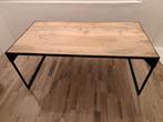 Eettafel hout in metalen frame, 150 à 200 cm, Cinq personnes ou plus, Enlèvement, Utilisé