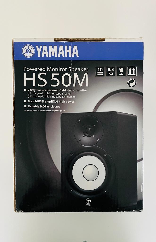 YAMAHA studio monitors - HS 50 M., Audio, Tv en Foto, Luidsprekerboxen, Zo goed als nieuw, Center speaker, Overige merken, Ophalen of Verzenden