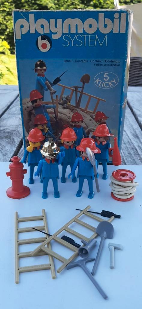 Vintage playmobil 3234 brandweerset ( 1976 ), Kinderen en Baby's, Speelgoed | Playmobil, Ophalen of Verzenden