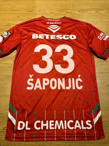 Saponjic Zulte Waregem 17/18 wedstrijdshirt matchworn worn