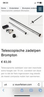 Brompton telescopische zadelpen, Fietsen en Brommers, Ophalen of Verzenden, Zo goed als nieuw, Zadel